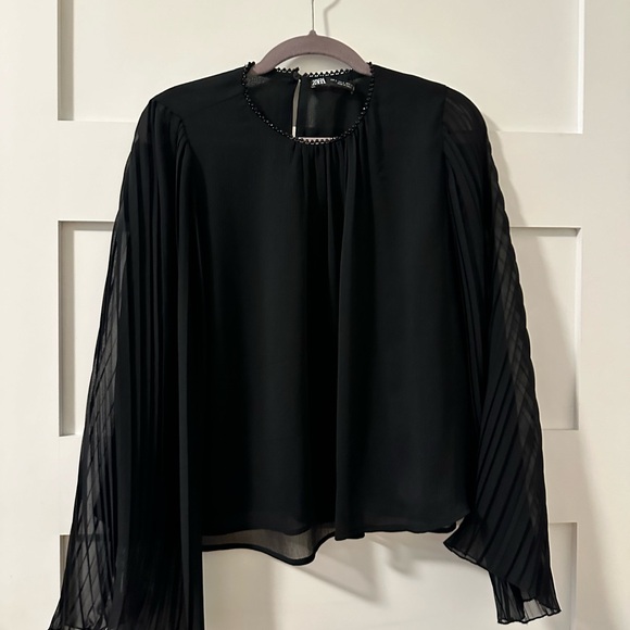 Zara black blouse - Picture 4 of 4